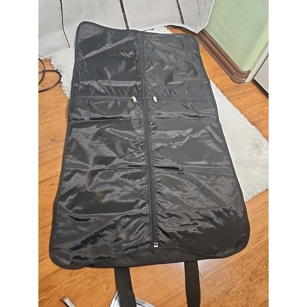 Pierre Cardin Black Garment Bag Hanging Travel Suit Carrier‎ NWT